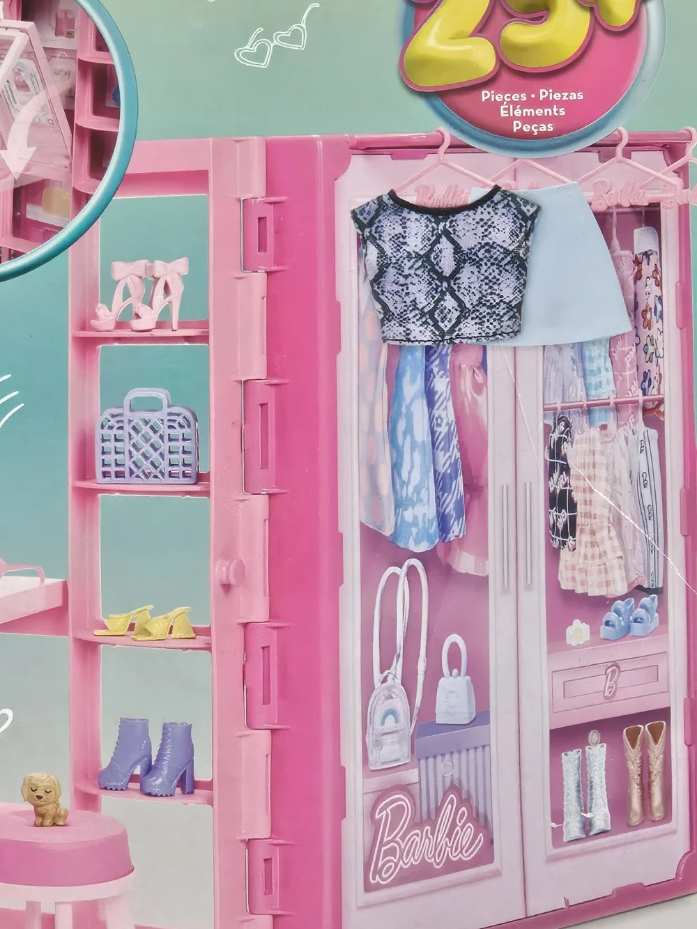 Barbie Pink Dream Closet Playset with Accessories